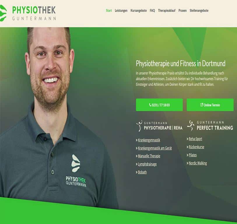 Physiotherapie mit Herz, Kompetenz und Erfahrung – Deine Physiothek Guntermann in Dortmund