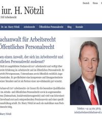 Dr. iur. Harry Nötzli – Anwalt für Arbeitsrecht in Zürich