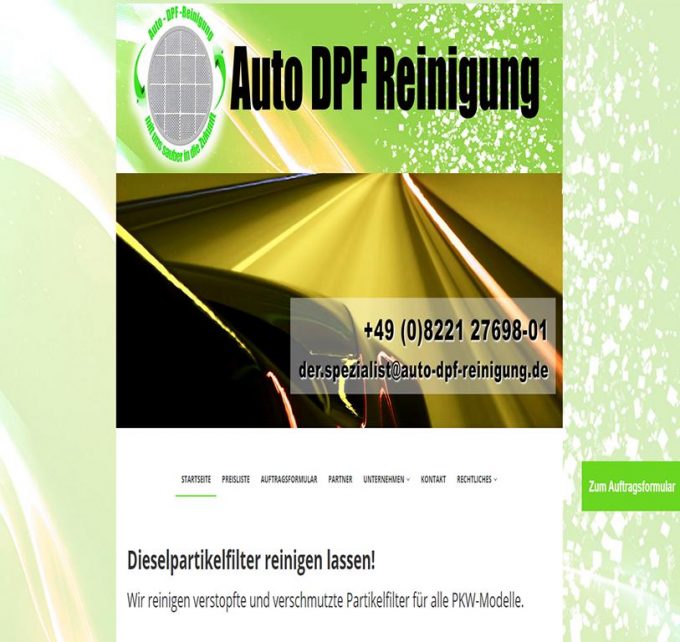 Auto DPF Reinigung