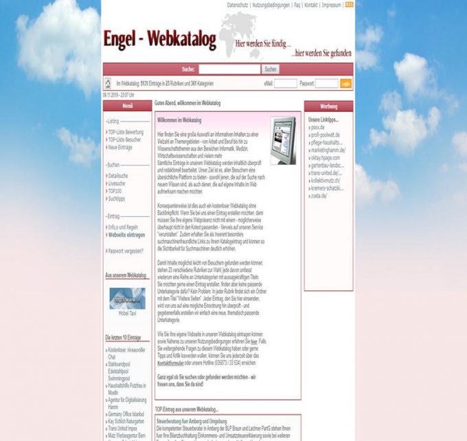 Engel &#8211; Webkatalog