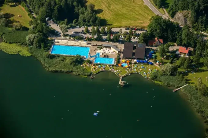 Beheiztes Freibad am kleinen Alpsee in Immenstadt