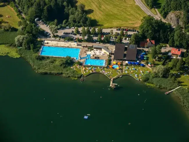 Beheiztes Freibad am kleinen Alpsee in Immenstadt