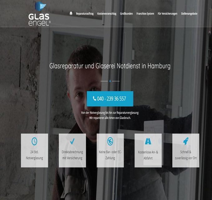 Glasengel® 24h Glaserei für Hamburg Harburg