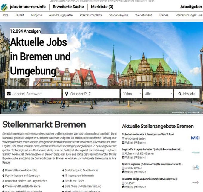 Jobs in Bremen &#8211; Auf jobs-in-bremen.info
