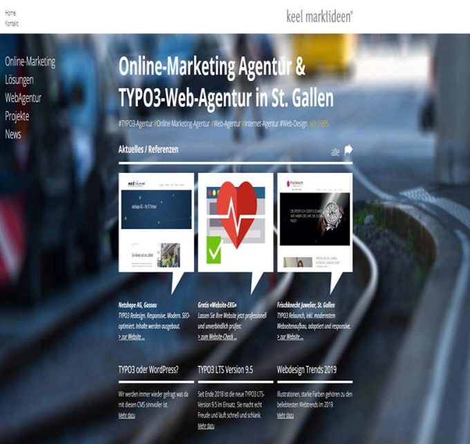 Keel Marktideen &#8211; Typo3 Webdesign