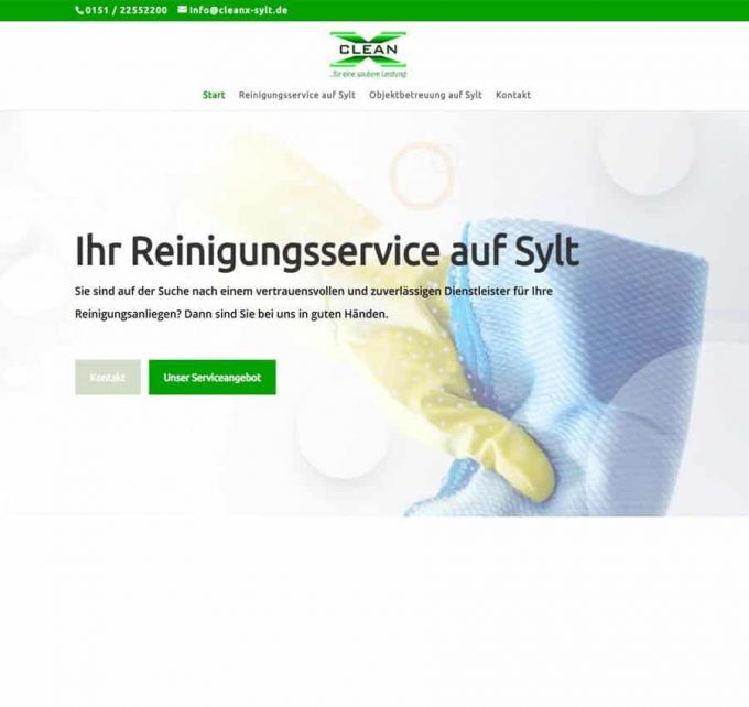 Reinigungsservice auf Sylt