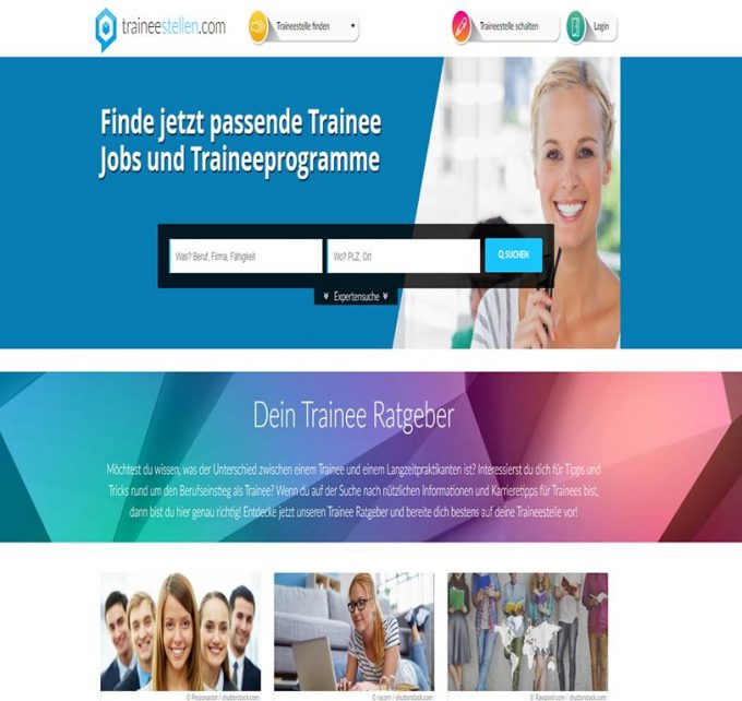 traineestellen.com &#8211; Aktuelle Traineestellen